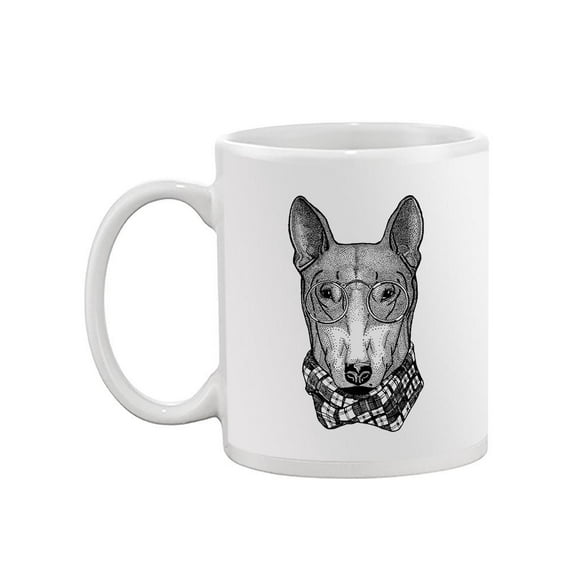Hipster Dog Portrait Mug - Image by Shutterstock,