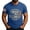 #01 Royal Blue, variant on 250 Anniversary Usa Shirt Men Fourth Of July American Flag Print Crew Neck Short Sleeve Tees Moisture Wicking Regular Fit Comfy Summer Muscle Tops, Army Green, #01 Army Green