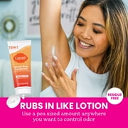 Lume Whole Body Womens Deodorant - Invisible Cream - Aluminum Free - Clean Tangerine - 2.2oz Tube