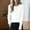 White, variant on Women's Wool Sweater 2024 Fall Winter Crew Neck Long Sleeve Warm Soft Ribbed Knit Pullover Sweater Thermal Long Sleeve Boys Heavy Thermal Shirts for Men Women Thermal Tops for Jogging Thermal Top