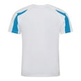 thumbnail image 2 of Just Cool Mens Contrast Cool Sports Plain T-Shirt, 2 of 2