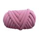 thumbnail image 1 of Hilo grueso, hilo gigante tubular, hilo para tejer a mano, hilo jumbo de 500 g para bricolaje. Rosa oscuro, 1 of 9