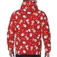 thumbnail image 7 of Goofa Christmas Santa Cartoon Snowman A for Men's Hooded Sweatshirt - Lightweight Pullover Hoodie with Kangaroo Pocket, Perfect for Everyday Wear-4X-Large, 7 of 7