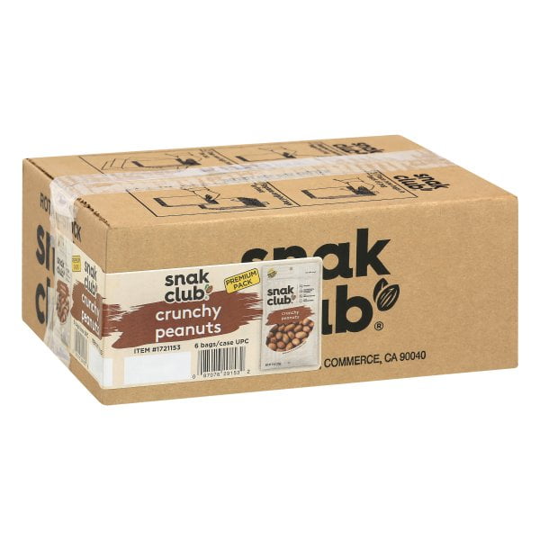 (Price/CASE)Century Snacks Premium Pack Crunchy Peanuts 7.5 Ounce - 6 Per Case