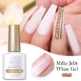 thumbnail image 2 of Born Pretty Milky Jelly White Gel Esmalte De Uñas Soak Off UV LED Polish 10ml, 2 of 4