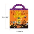 thumbnail image 3 of Halloween Trick or Treat Bags for Kids, Large Reusable Candy Goodie Bag with Handle, Pumpkin and Ghost Design, Party Favor Gift Bags for Halloween Decorations and Events, Durable and Lightweight, 3 of 3