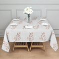 thumbnail image 5 of Floral 60" Square Waterproof Tablecloth, Floral Print Polyester Table Cover, 5 of 6
