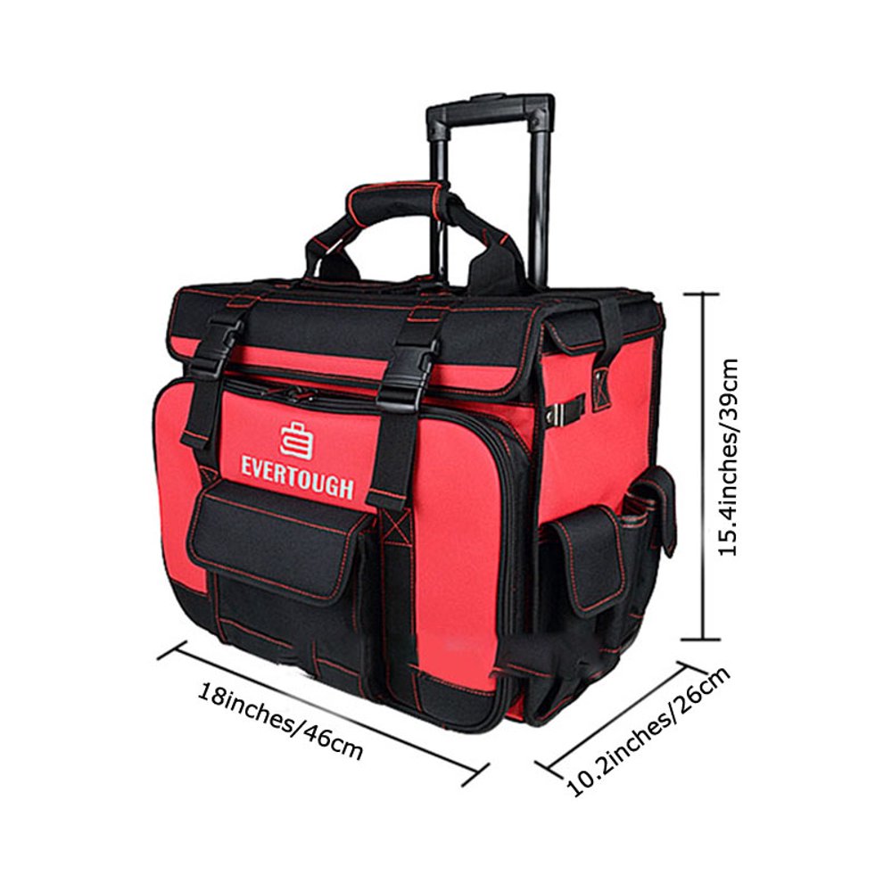 INTBUYING Portable MultiFunction Trolley Tool Bag Organizer Storage Storage Pouch Packing Bag