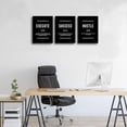 thumbnail image 3 of Motivational Wall Art Positive Quote Poster Canvas Painting Execute Success Hustle Inspirational Quotes Wall Art Office Wall Decor Pictures for Home Living Room Workplace,Ready to Hang, 3 of 6