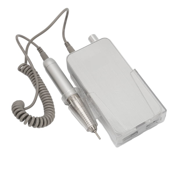 Juego De Limas De Manicura Eléctrica, Batería De Gran Capacidad 100-240 V, Batería Profesional De 2600 MAh, Kit De Pedicura De Manicura Con Pantalla LCD Grande Portátil Para