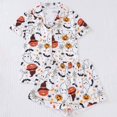 thumbnail image 2 of XXWXYD Girls 2 Piece Outfits Short Sleeve Shorts Sets Halloween Costum𝖾 Suit Halloween Costum𝖾s for Girls, Soft Breathable Suits, Loose Comfy Shirts, 2 of 7