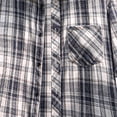 thumbnail image 4 of hoksml Men's Plaid Short Sleeve Button Down Shirts, Regular Fit Breathable Casual Shirt with Chest Pocket for Beach Daily Vacation, 4 of 5