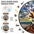 thumbnail image 3 of Puzzle de madera Jiroinlly 3D Tree of Life 500 piezas, 3 of 7