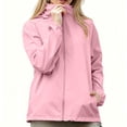 thumbnail image 3 of Acaics Girls' Hooded Rain Jacket: Lightweight Waterproof Zip Up Windbreaker with Pockets, Sun Protection Coat for Teens Ages 7–17, 3 of 10