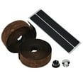 thumbnail image 7 of Bicycle Handlebar Tape Eva Road Bike Shock Handle Bar Tape Straps Sawdust Grain Black, 7 of 7