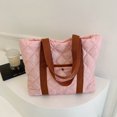 thumbnail image 3 of Bolso de mano de gran capacidad con línea de bordado de diamantes de alto valor, nuevo estilo de otoño e invierno 2025, bolso de hombro para viajeros moderno y versátil, 3 of 5