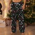 thumbnail image 2 of Simua Men's Christmas Print Elastic Waist Long Pants - Festive Holiday Lounge Pants with Drawstring & Pockets for Home & Casual Wear, S-XXXL, 2 of 4