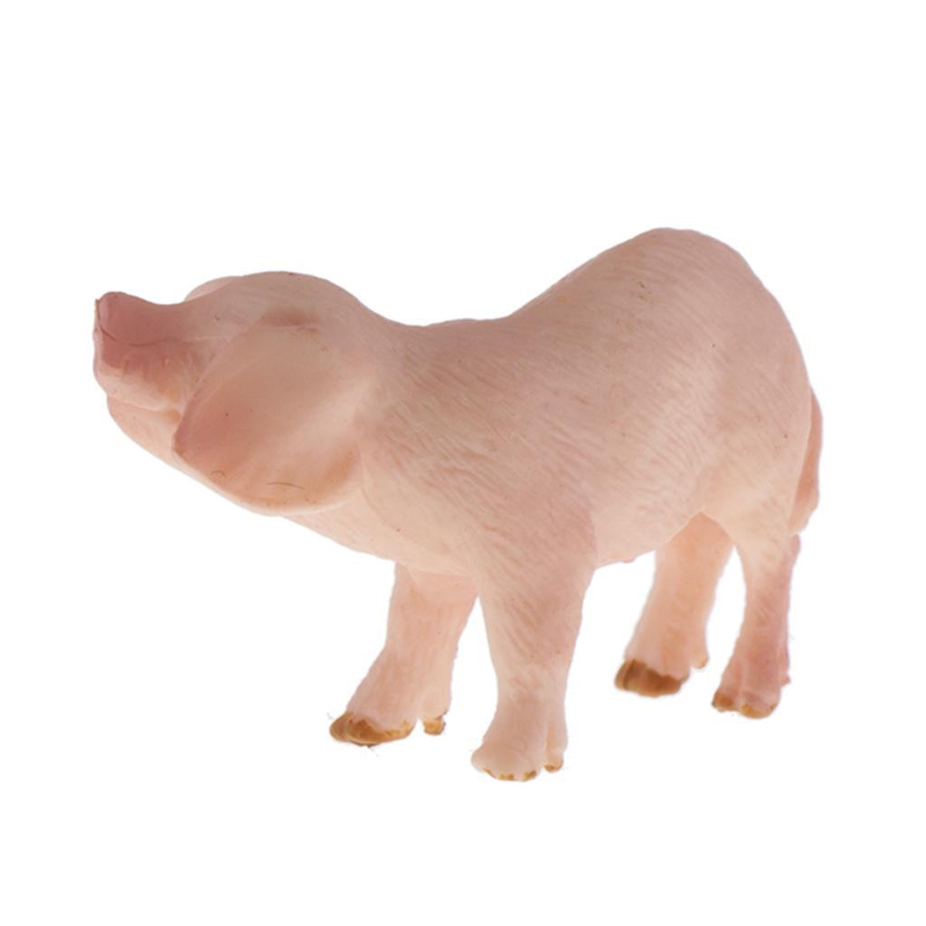 Lovely Pig Figurine Toy Realistic Farm Animals Party Favors Birthday Gifts 