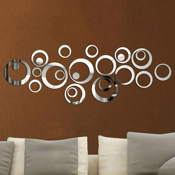 Yinrunx Bedroom Decor Mirror Wall, Large Wall Decals For Living Room