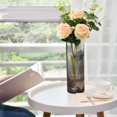 thumbnail image 6 of Clear Flower Vase Centerpieces Plastic Cylindrical Vases Home Wedding Decor 4"x12" Ancient Ruins, 6 of 6