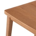 thumbnail image 4 of Plank+Beam 30" Bar Stool, Set of 2 Solid Wood Modern Kitchen Stools, Saddle Seat Backless Bar Height Chair with Metal Footrest, Pecan, 4 of 10