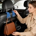 thumbnail image 5 of BotaniNest Back Seat Hanger Organizer For Rear Headrest Sturdy Universal Vehicle Storage Hook, 5 of 5