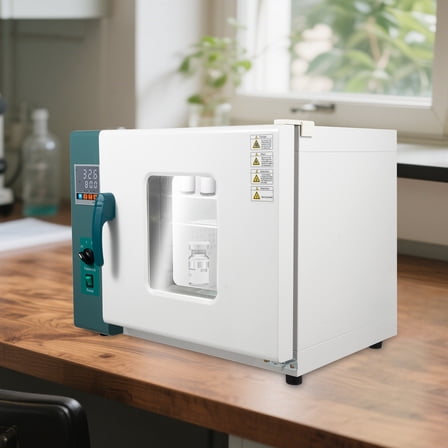 45L Convection Oven with Air Frying, Adjustable Temperature (10-572°F), Stainless Steel, Two-Layer Design, 1000W - Large Capacity for Baking, Drying & Food Insulation