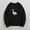 Black, variant on Women Outerwear Sweatshirt Goose Print Pattern Fashionable Casual Round Neck Sweater Loose Fitting Pullover for Women Goose Womens Sweater Black XXL