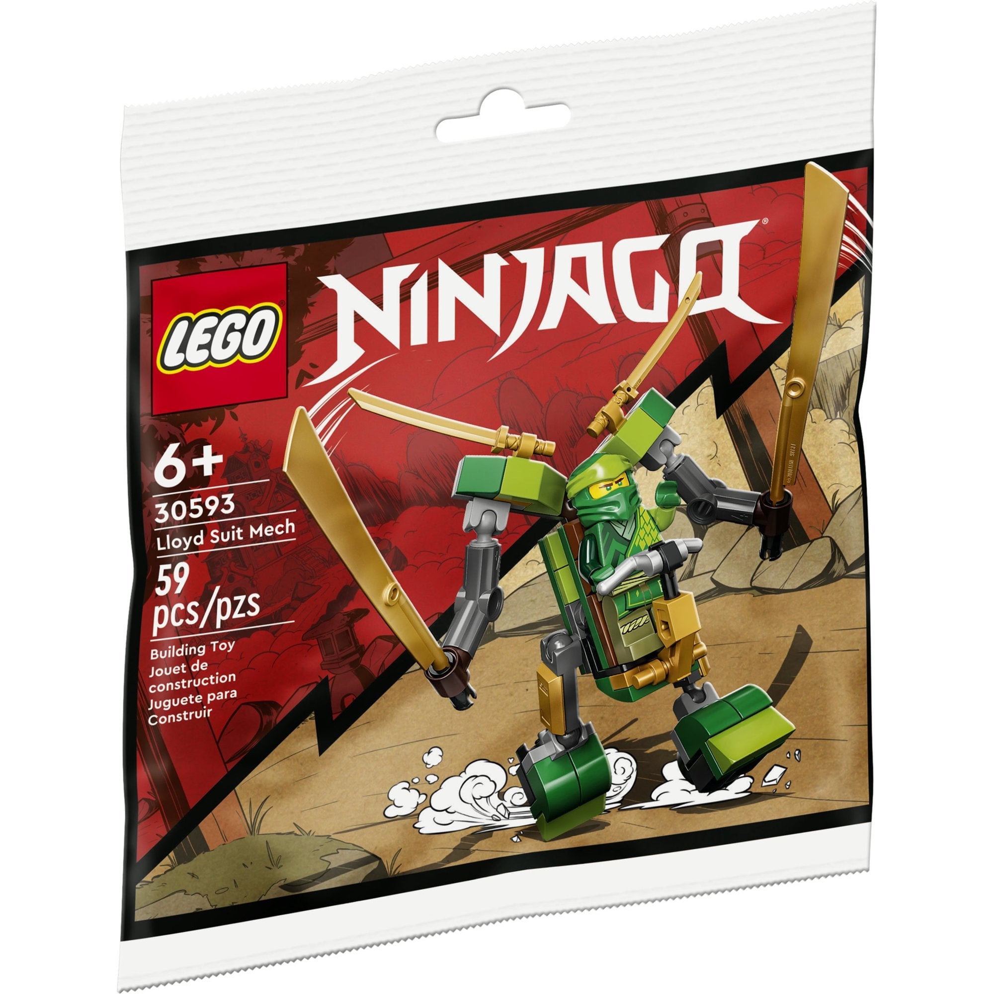 LEGO Ninjago Mini Ninja Combo Mech Building Toy - Includes Micro