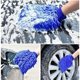 thumbnail image 3 of Manoplas de microfibra Chenille Wash Mitt Car Wash Mitts para limpiar coches de cocina 4 piezas azul JAMW Sencillez, 3 of 4
