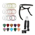 thumbnail image 4 of 18PCS Guitar Strings Kit,Acoustic Guitar Changing Tool,Acoustic Strings,Guitar Picks,Capo,Scale Stickers,Picks Holder, 4 of 7