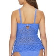 thumbnail image 2 of Freya Womens Sundance Underwire Padded Tankini Top, 34F, Blue Moon, 2 of 3