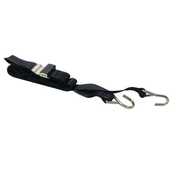 Seachoice Gunwale Trailer Tie Down Strap, 2" Wide, Black