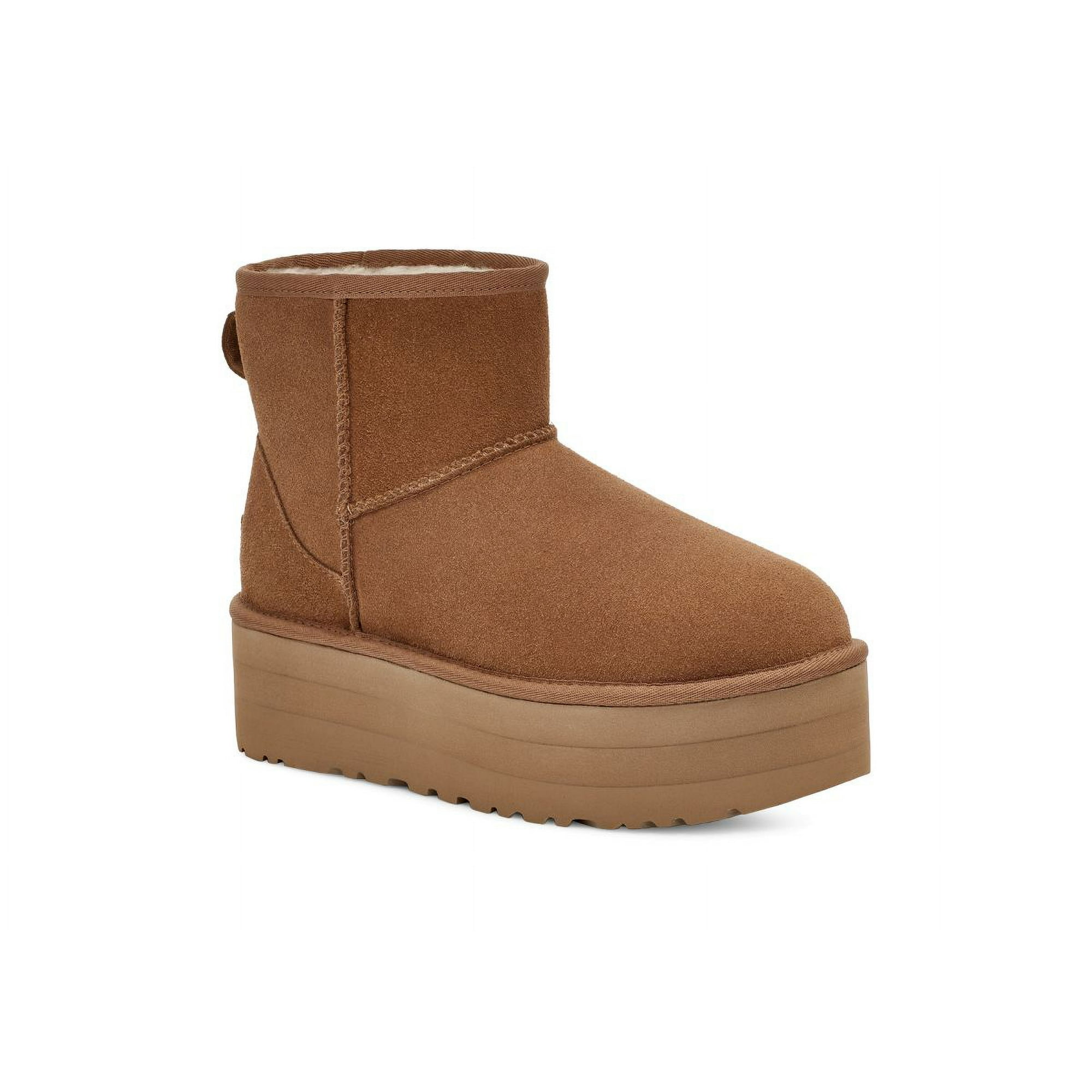 UGG Classic Mini Platform Boots Women s 12 Chestnut