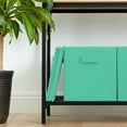 thumbnail image 6 of Pomatree 11 Inch Cube Storage Bin - 9 Pack – Fabric Cube Organizer Bins (Turquoise), 6 of 6