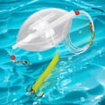 thumbnail image 1 of Aparejo de burbujas transparente con flotador de pesca de triple gancho flotadores giratorios fundidos para pescar, 1 of 8