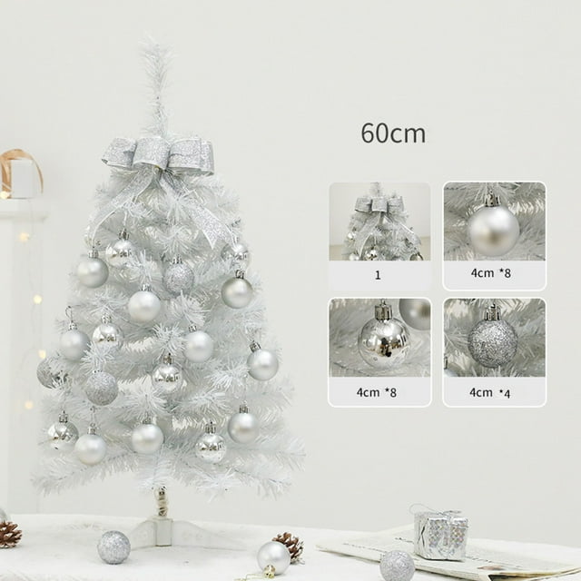 Hml Christmas Decorations Christmas Tree With Lighting 45cm/60cm Fairy Lights Christmas Tree Mini Christmas Tree Christmas Decoration Table Christmas Tree Christmas Christmas Tree White