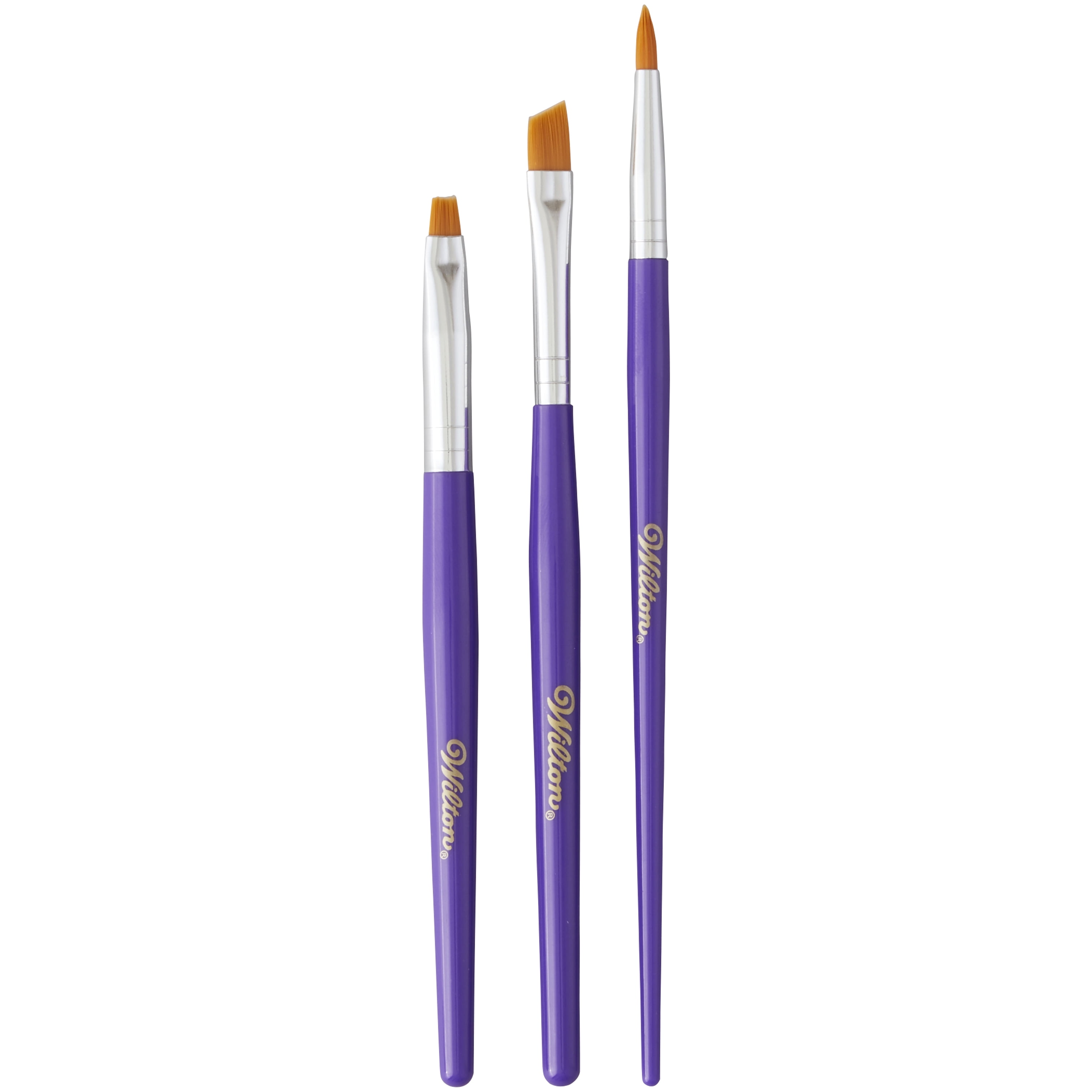 Wilton Cake and Cookie Decorating Brush Set, 3Piece