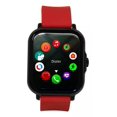 thumbnail image 2 of Smartwatch 1.81 Ip67 Bt Android/ios Bocina Y Mic Nsw-201bkrd Color de la caja Blanco Color de la correa Rojo Color del bisel Negro Diseño de la correa Milanese, 2 of 4