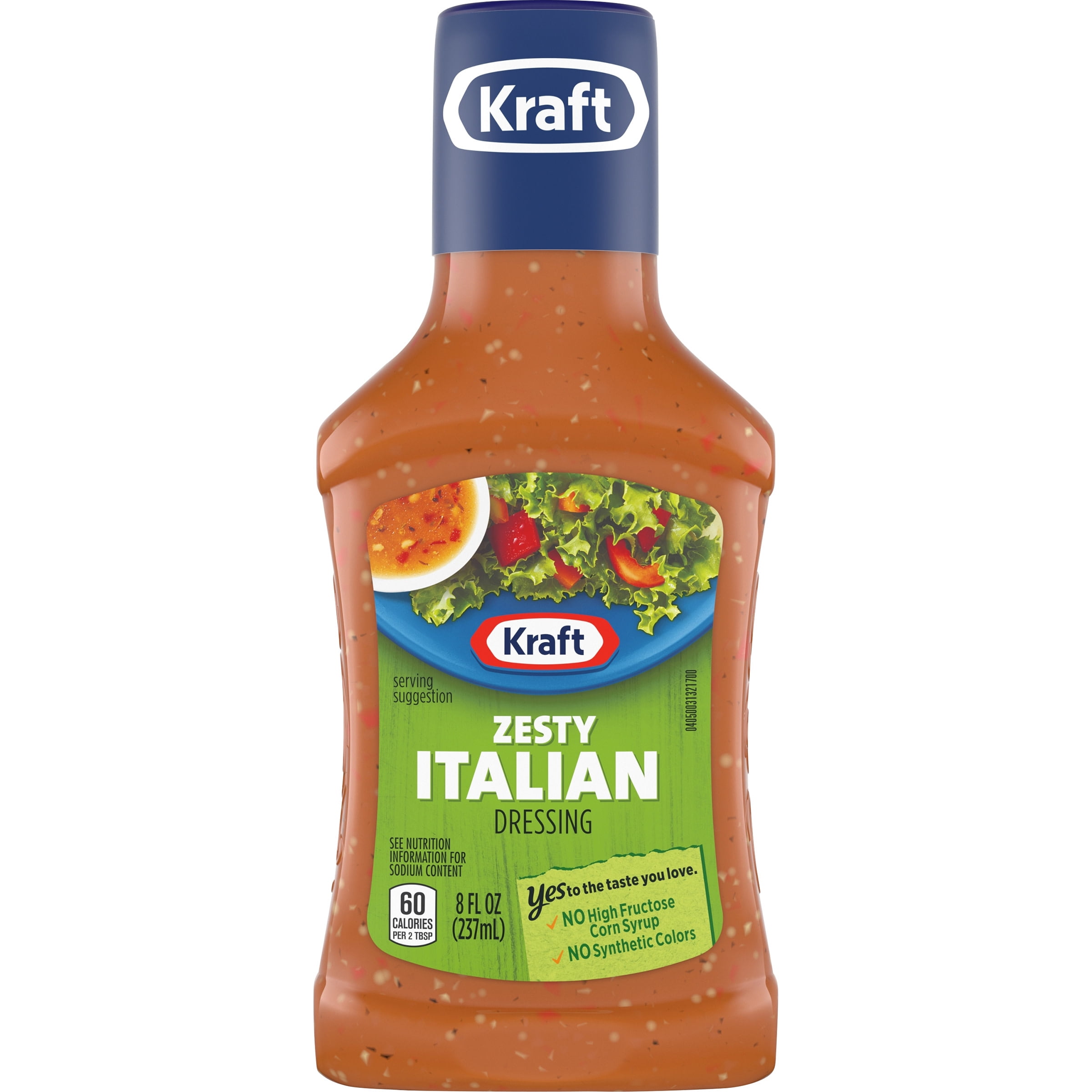 Kraft Zesty Italian Dressing 8 fl oz Bottle