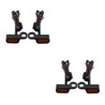 thumbnail image 3 of Justharion Durable 2Pc LED Turn Signal Indicator Lights for Touring Long-lasting Performance Black orange 28mm 2Set, 3 of 6