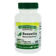 Boswellia BosPure 75% Boswellic Acids (10% AKBA - High Potency), NON GMO 300mg (60 Vegecaps)