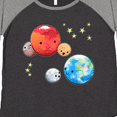 thumbnail image 4 of Inktastic Planetary Playdate cute Earth, Mars, and Moons Women's Plus Size T-Shirt, 4 of 5