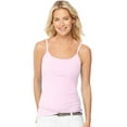 thumbnail image 1 of Hanes Camisole en Coton Extensible pour Femmes avec Soutien-Gorge Intégré, m, Rose Paléo, 1 of 6