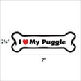 thumbnail image 3 of I Love My Puggle Bone Magnet, 3 of 3