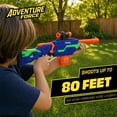 thumbnail image 4 of Adventure Force Rebel Foam Dart Blaster Set, Bolt-Action Clip-Fed Design, 1 Blaster with 8 Accu-Blast Darts, Clip and Detachable Scope, Compatible with Most Standard Nerf Blasters, Ages 8+, 4 of 6