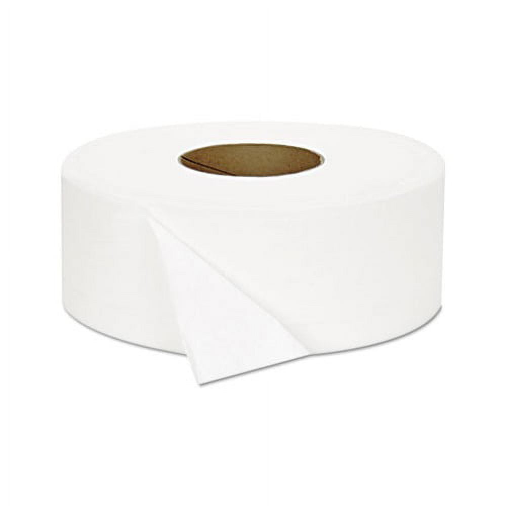 Genpak JRT Jumbo Bath Tissue Septic Safe, 2-Ply, White, 3.3" x 1000 ft, 12/Carton paper