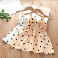 thumbnail image 3 of XIMIN Robe d'Été de Plage pour Bébé Fille, Robe d'Été pour Tout-Petite Fille, Mignonne avec Nœud, Bretelles Spaghetti, Sans Manches, Dos Nu, Décontractée et Tendance (4-5 Ans, Beige), 3 of 3