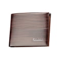 thumbnail image 2 of EeaseCA Fashion Man Wallet Business Multi-card Wallet Short Paragraph Wallet Driver License Holder Wallet Male Coin Purse (Dark Brown), 2 of 7
