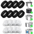 thumbnail image 1 of 16 pc pack Kospetsin Cat Water Fountain Filter ,Stainless Steel Cat Fountain, Carbon Filter Plus Sponge Foam Filter, 1 of 5